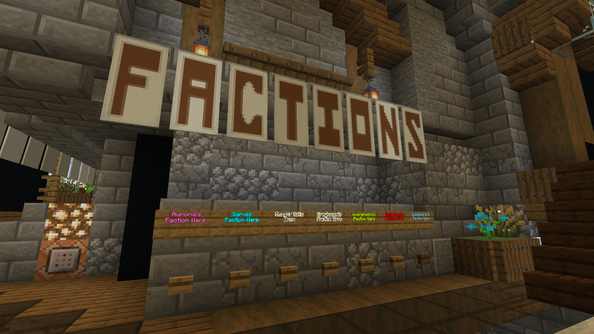 faction buttons